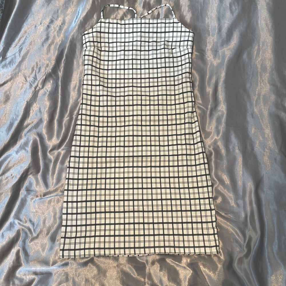 Garage Mini dress, M (fits like S or XS), form fitting/ adjustable